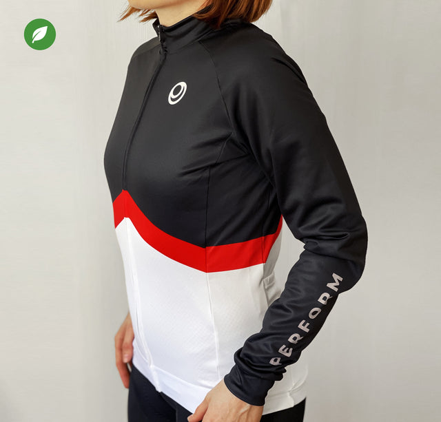 GIBBOUS Women Long Sleeve Cycling Jersey